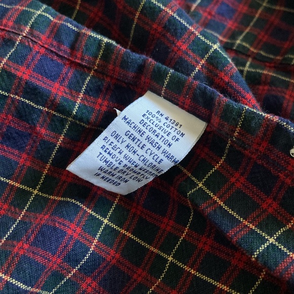 Small Ralph Lauren plaid long sleeve shirt - Picture 2 of 3